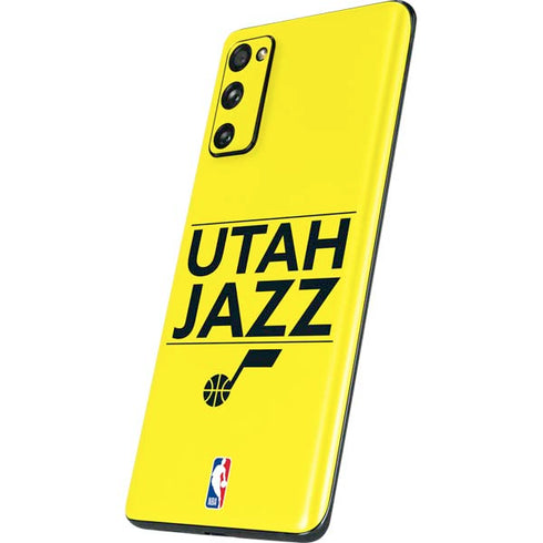 NBA Utah Jazz Standard - Yellow Galaxy S20 Fan Edition Skin